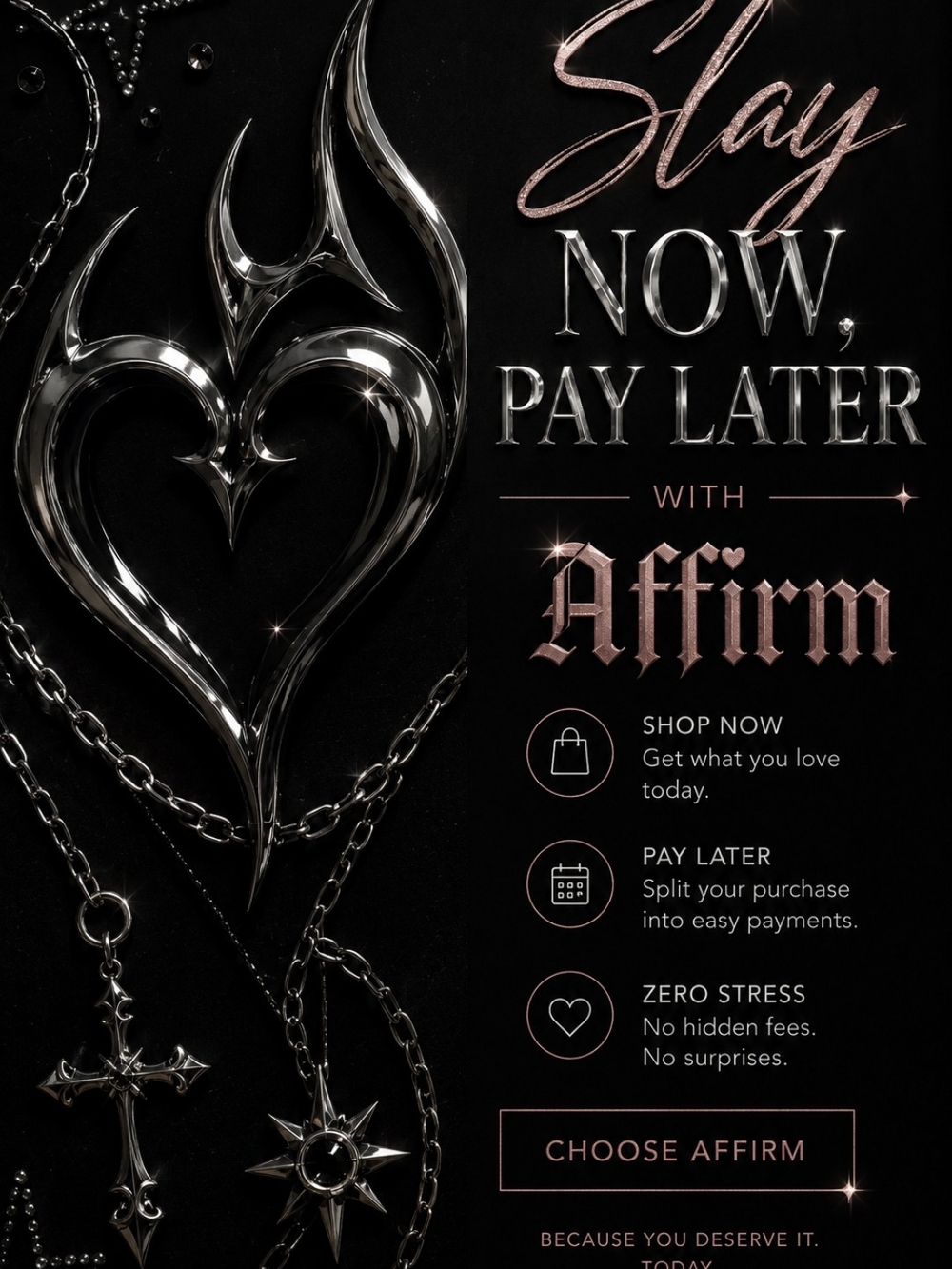 Slay Now! Pay Later With Affirm!!